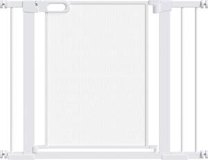 AllMyPets Cancelletto per Cani Estensibile a Pressione con Chiusura Automatica per Spazi da 75-103cm Bianco - 144V01WT-D06