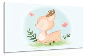 Stampa su tela – Cerbiatto adorabile