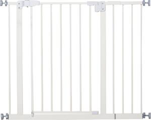 AllMyPets Cancelletto per Cani Estensibile con Montaggio a Pressione e Chiusura Automatica Altezza 76.2 cm colore Bianco - 99A477F