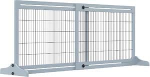 AllMyPets Cancelletto per Cani Estensibile in Legno e Acciaio da Interno 230x230x172 cm colore Blu - D0D038