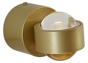 Lampada da parete di design ottone con LED IP44 - Lens
