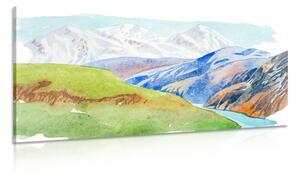 Quadro su tela – Scenografia montana estiva