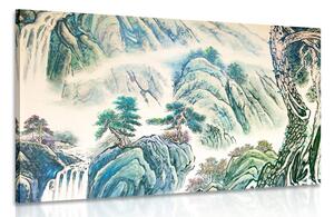Quadro su tela – Pittura di paesaggio cinese