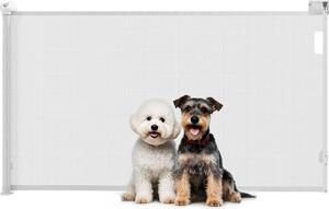 AllMyPets Cancellino per Cani Piccoli Estensibile 0-144 cm e Retrattile con Blocco Automatico colore Bianco - WTEF242