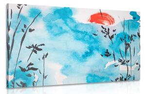 Quadro su tela – Pittura del cielo giapponese