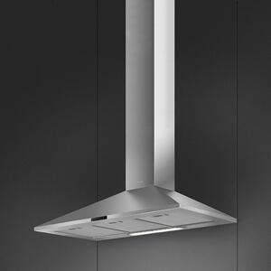 Smeg Cappa Cucina a Parete Aspirante Larghezza 90 cm Acciaio Inox - KDE900EX