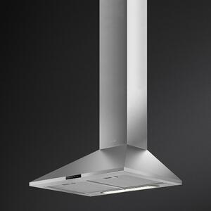 Smeg Cappa Cucina a Parete Aspirante Larghezza 60 cm Acciaio Inox - KDE600EX