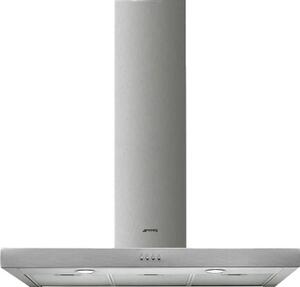 Smeg Cappa Cucina a Parete Aspirante Larghezza 90 cm Acciaio Inox - KATE900EX
