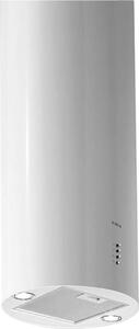 Elica Cappa Cucina Aspirante a Isola Larghezza 43 cm colore Bianco - PRF0090718A TUBE PRO ISLAND WH/A/43
