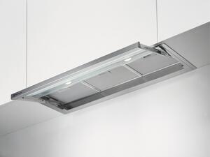 Electrolux Cappa Cucina Aspirante / Filtrante da Incasso Sottopensile Larghezza 86 cm Vetro estraibile colore Acciaio Inox - LFP329X