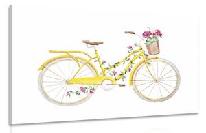 Quadro su tela – Illustrazione di bicicletta retrò