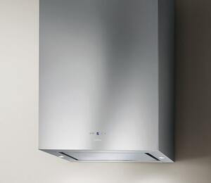 Elica Cappa Cucina Aspirante a Parete Larghezza 43 cm Profondit 43 cm colore Acciaio - PRF0006491 KUADRA IX/A/43