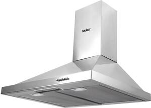 Samet Cappa Cucina Aspirante a Parete Larghezza 60 cm Classe D colore Inox - Eolo60IX