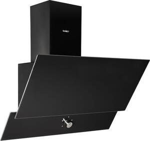 Samet Cappa Cucina Aspirante a Parete Larghezza 60 cm Classe D colore Nero - Turbine60NE