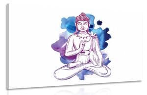 Stampa su tela – Illustrazione del Buddha