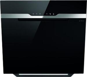 Elica Cappa Cucina Aspirante a Parete Larghezza 60 cm in Vetro colore Nero - PRF0117381 MAJESTIC BL/A/60