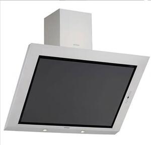 Silverline Cappa Cucina Aspirante a Parete Larghezza 60 cm in Vetro Nero e Acciaio Inox - 3330.6