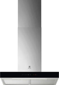 Electrolux Cappa Cucina Aspirante a Parete Larghezza 60 cm Profondit 45 cm Classe A colore Nero e Acciaio Inox - LFT826X Serie 700 Breeze