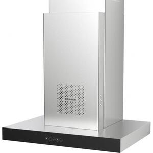Faber Cappa Cucina Aspirante a Parete Larghezza 60 cm Profondit 45 cm Classe A+ colore Acciaio Inox - 325.0656.899 AIR HUB STILO GLASS COMFORT 60