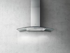 Elica Cappa Cucina Aspirante a Parete Larghezza 60 cm Profondit 45 cm colore Acciaio - 68116393 CIRCUS IX/A/60