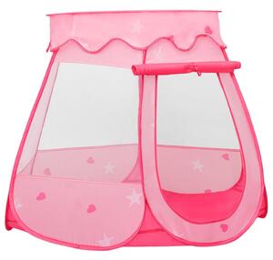 Tenda da Gioco per Bambini Rosa con 250 Palline 102x102x82 cm