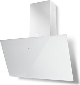 Faber Cappa Cucina Aspirante a Parete Larghezza 80 cm in Vetro colore Bianco - 330.0529.667 TWEET EG8 LED WH A80