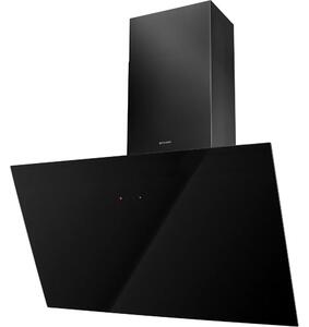 Faber Cappa Cucina Aspirante a Parete Larghezza 80 cm in Vetro colore Nero - 330.0529.666 TWEET BK A80 | Tweet