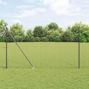 Recinzione in rete saldata con punte 10 x 1,5 m (L x H)