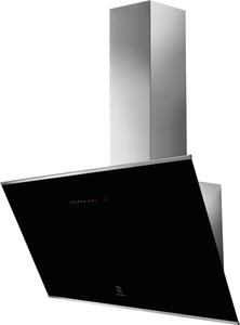 Electrolux Cappa Cucina Aspirante a Parete Larghezza 90 cm colore Inox Nero - KFVB19K
