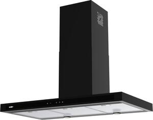 Samet Cappa Cucina Aspirante a Parete Larghezza 90 cm colore Nero Opaco - Tena90NE
