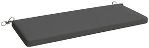 Outsunny Cuscino per panca da giardino per 2 posti per esterno con fodera rimovibile UPF 30+ impermeabile 110x46x6,5 cm Grigio scuro | Aosom Italy