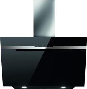Elica Cappa Cucina Aspirante a Parete Larghezza 90 cm colore Nero - PRF0116967 Majestic BL/A/90