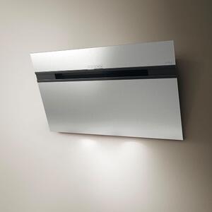 Elica Cappa Cucina Aspirante a Parete Larghezza 90 cm colore Acciaio - PRF0110515B STRIPE IX/A/90