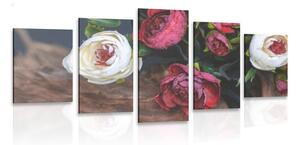 Quadri 5 pezzi – Vendemmia floreale