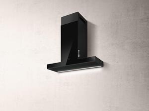 Elica Cappa Cucina Aspirante a Parete Larghezza 90 cm finitura Vetro nero - PRF0146265 HAIKU BL/A/90