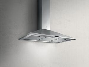 Elica Cappa Cucina Aspirante a Parete Larghezza 90 cm Profondit 45 cm colore Acciaio - PRF0004022A MISSY IX/A/90