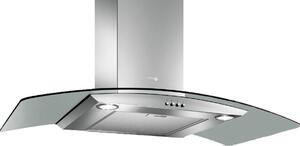 TURBOAIR Cappa Cucina Aspirante a Parete Larghezza 90 cm Profondit 45 cm colore Acciaio - PANTHEON IX/A/90