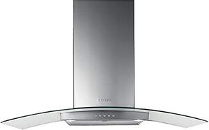 Faber Cappa Cucina Aspirante a Parete Larghezza 90 cm Profondit 47 cm colore Inox - 325.0617.051 RAY SRM LED X/V A90