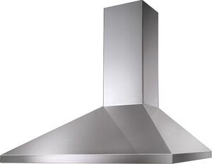Faber Cappa Cucina Aspirante a Parete Larghezza 90 cm Profondit 47 cm colore Acciaio - 320.0557.532 EGEA PLUS XA90