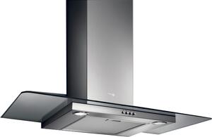 TURBOAIR Cappa Cucina Aspirante a Parete Larghezza 90 cm Profondit 45 cm colore Acciaio - SEMPIONE IX/A/90