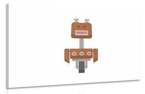Stampa su tela – Robot in marrone