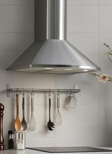 Faber Cappa Cucina Aspirante a Parete Larghezza 90 cm Profondit 50 cm colore Inox - 110.0157.049 TENDER X A90