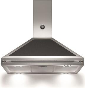 Bertazzoni Cappa Cucina Aspirante a Parete Larghezza 90 cm Profondit 50 cm Classe A colore Acciaio Inox e Nero - K90HERNEA