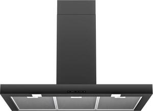 Airforce Cappa Cucina Aspirante a Parete Larghezza 90 cm Profondit 50 cm Classe A colore Nero - CCF539580 F53 S4 IX/A/90