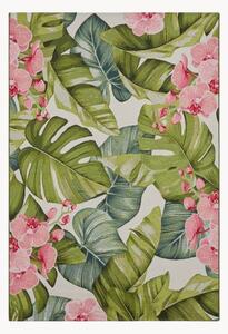Tappeto a pelo corto da interno-esterno Flair Tropical