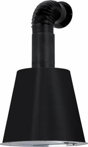 ELLECI Cappa Cucina Aspirante a Parete Larghezza 45 cm colore Nero - KGPURO40M Urban