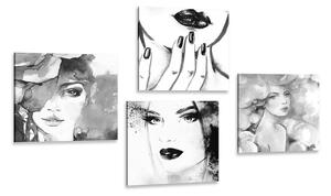 Set di quadri – Eleganza femminile