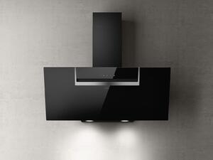 Elica Cappa Cucina Aspirante da Parete Larghezza 60 cm colore Nero - PRF0166928 SHEEN S BL/A/60