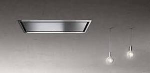 Elica Cappa Cucina Aspirante Incasso a Soffitto Larghezza 100 cm Pannellabile + cornice inox - PRF0146250 ILLUSION H30 PAINT/A/100