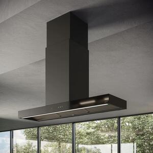 Elica Cappa Cucina Aspirante Isola Larghezza 90 cm Profondit 33 cm Classe A+ colore Nero - PRF0196764 Haiku Dry Island @ BLRO/A/90